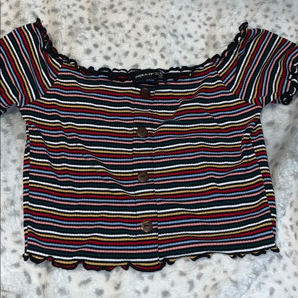 Stretchy crop top
